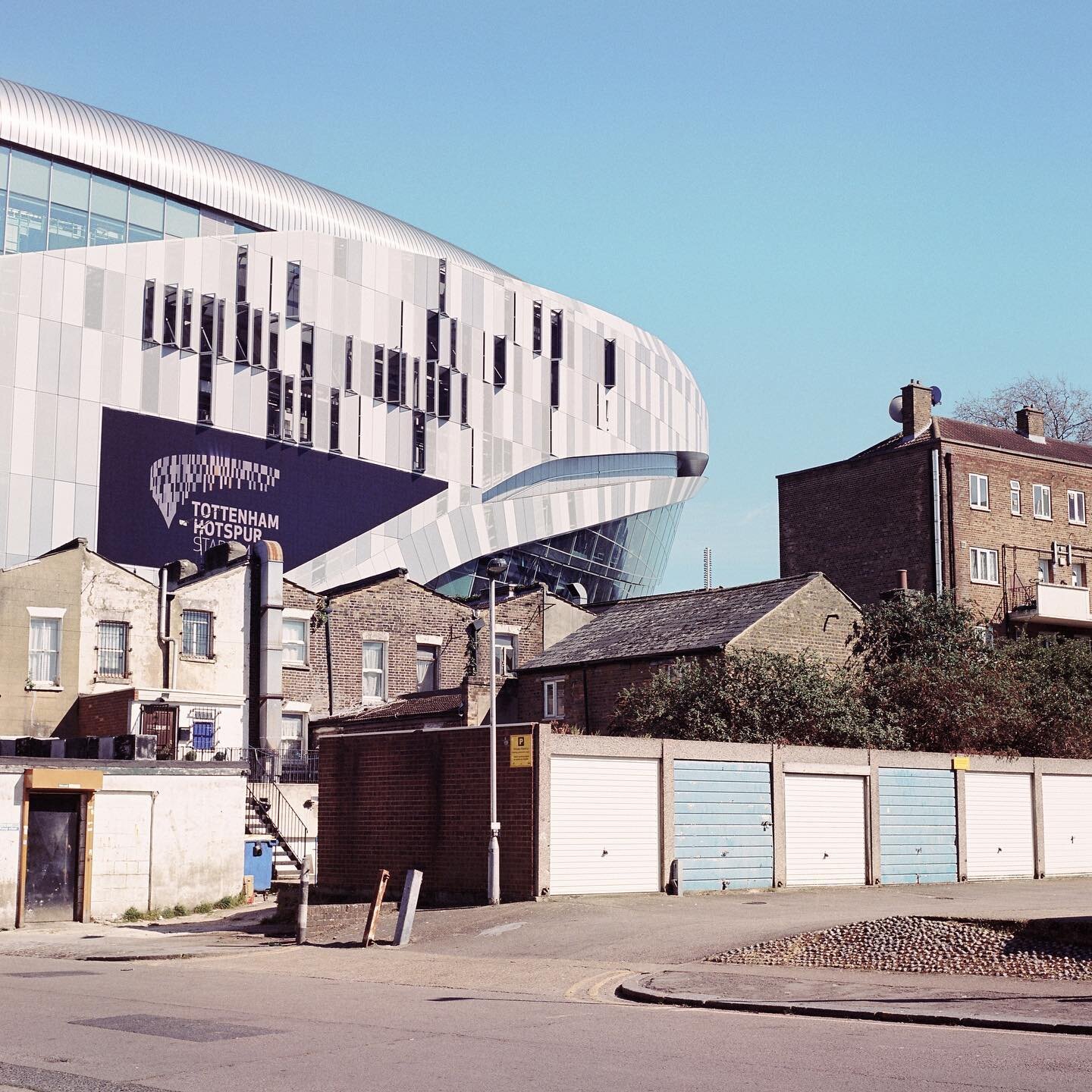 Tottenham Hotspur Stadium from Whitehall Street, Almond Road and Love Lane, N17 &bull; April, 2021

#6x6film