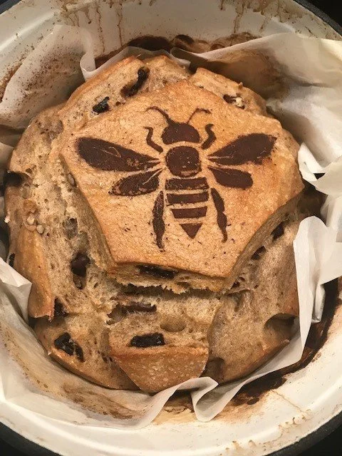 Organic Cherries with Pecans, Cinnamon