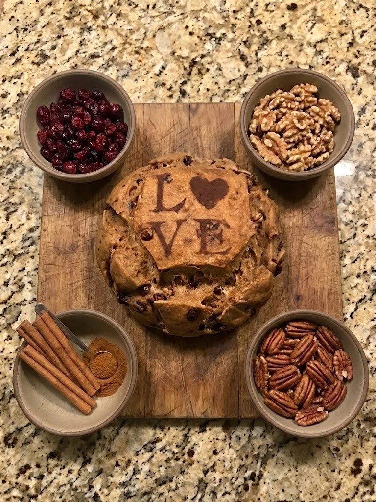 Pumpkin, Cranberries with Cinnamon, Walnuts, and Pecans