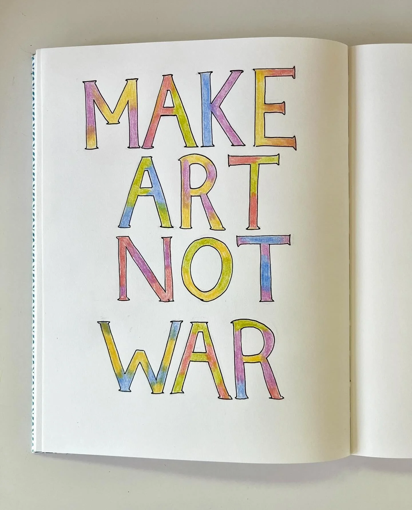 Make art not war.