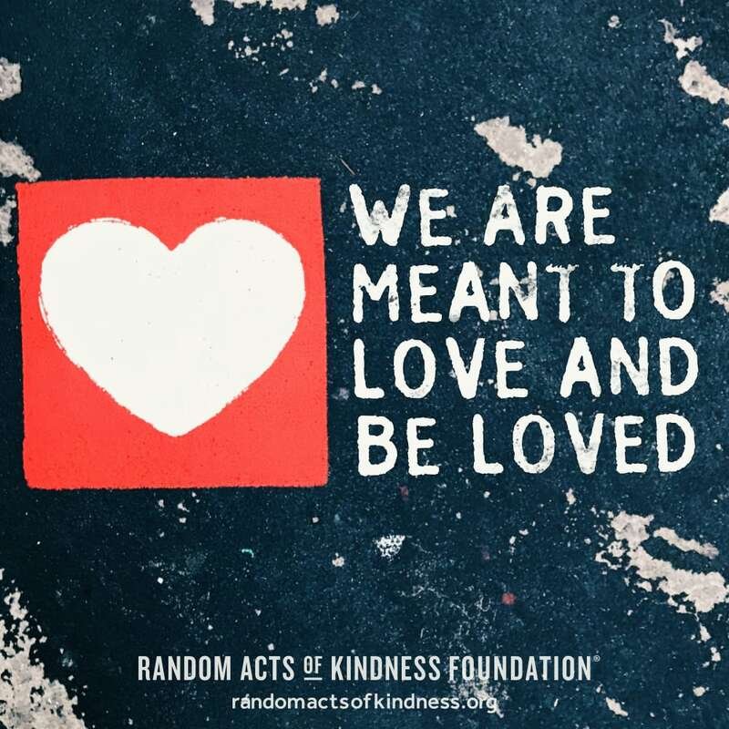 We are meant to love and to be loved.

The Random Acts of Kindness Foundation 

#cedarparkuc #loveandbeloved