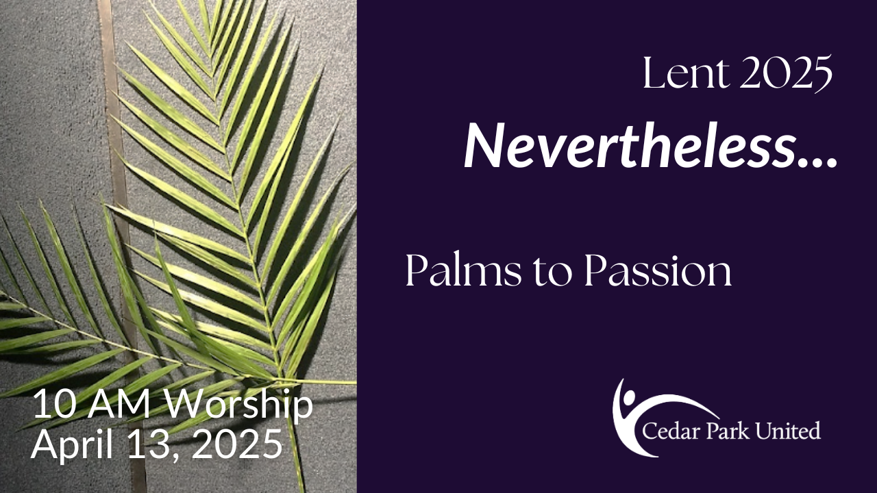 Lent 2025 - Palms to Passion
