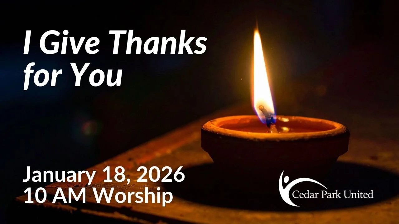 I Give Thanks for You