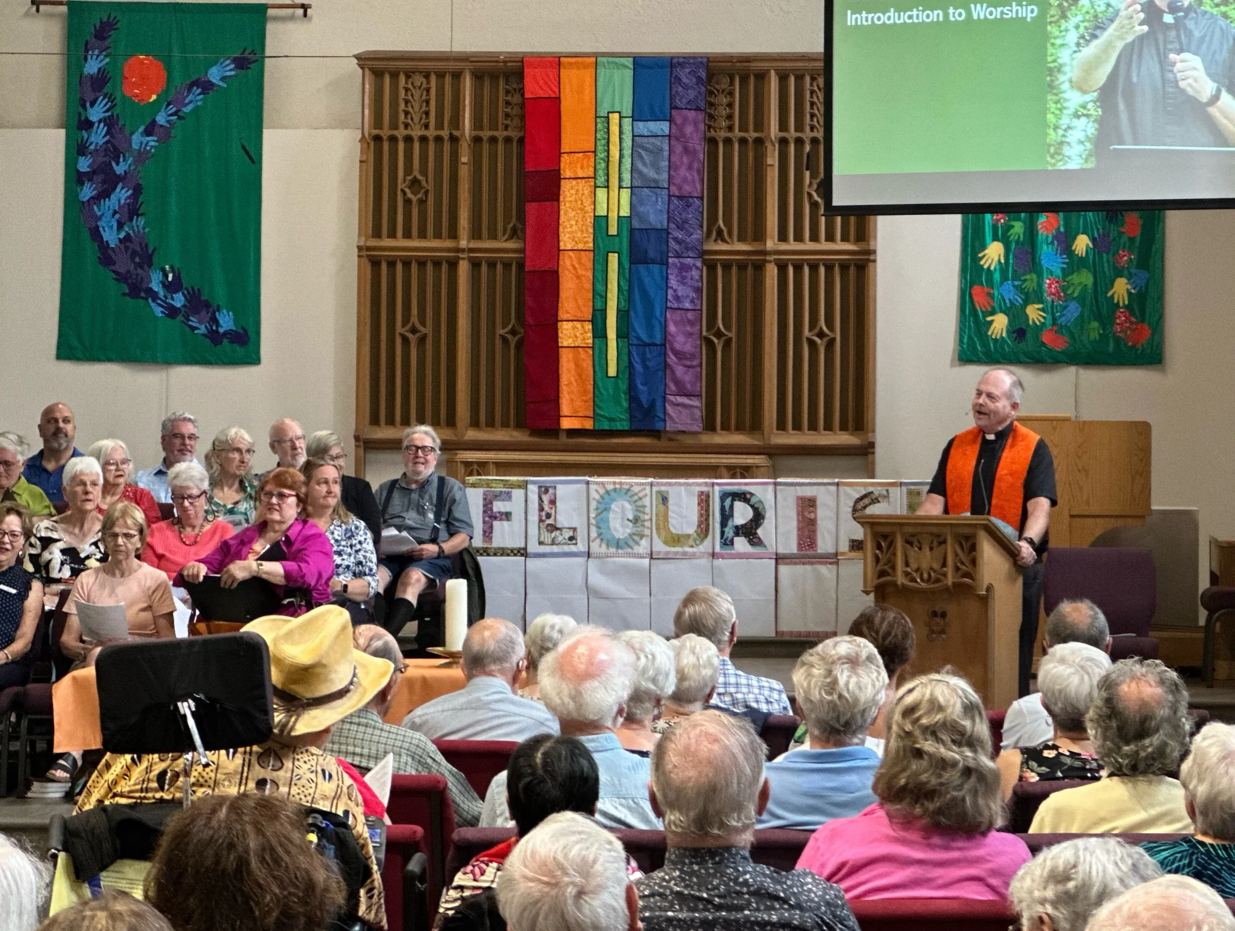 🌿 FLOURISH was the word as we welcomed all our sibling congregations from the WIBUC cluster this morning, and our new minister, Rev. Dr. Michael Caveney, led worship with us for the first time. 

🙏 Thank you to everyone who contributed to making to