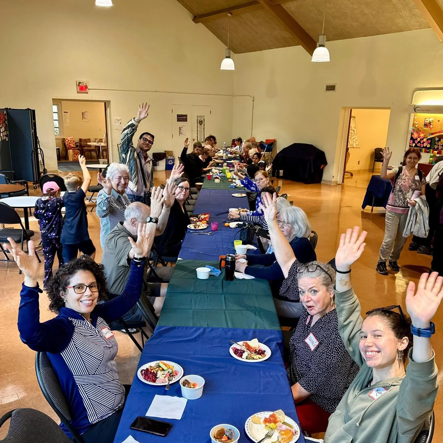 Yesterday&rsquo;s Beautiful Day in the Neighbourhood event ended with an amazing Longest Table meal in the Community Hall. Would there be enough food&hellip;? Would here be enough chairs? Yes there would! More photos coming soon from this extraordina