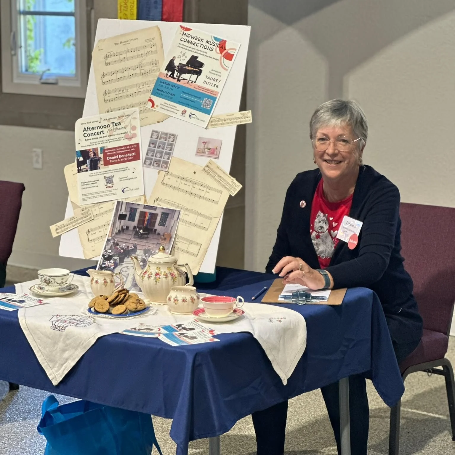 Beautiful Day in the Neighbourhood/Une si belle journ&eacute;e dans notre quartier Gratitude #10: Cedar Park United programming was represented, too, and we're grateful for those volunteers!

🎹 Elizabeth pulled out all the stops sharing about the up