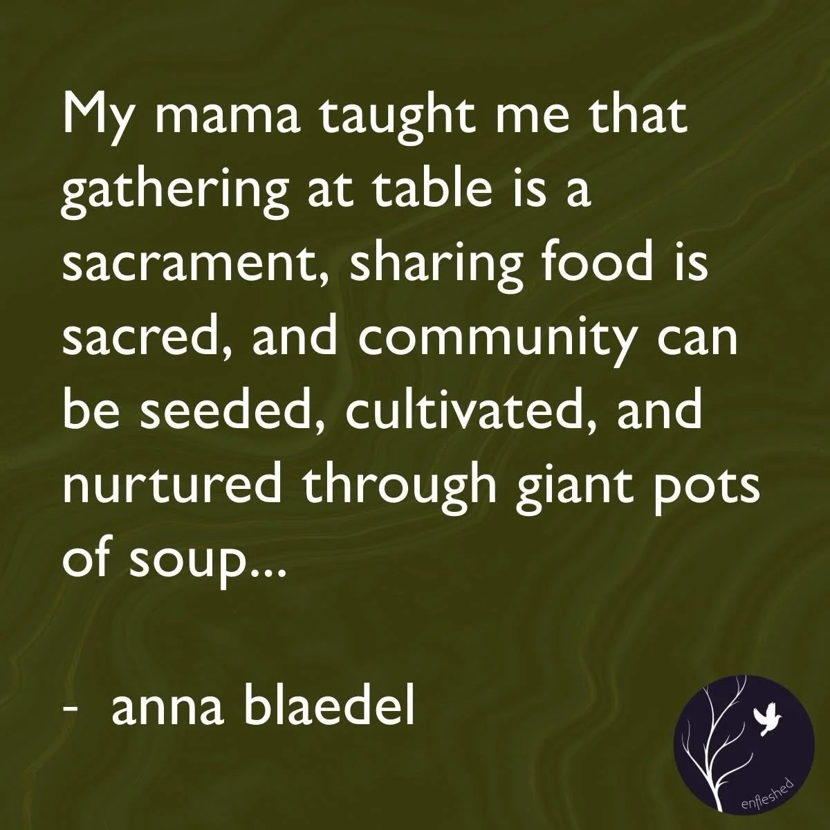🥘 We&rsquo;re putting on the giant pots of soup (lentil or pumpkin) at tonight! Come share food and nurture community at Supper Together/ Souper Ensemble tonight &mdash;and invite a friend or neighbour to join you. Supper is so much better together.