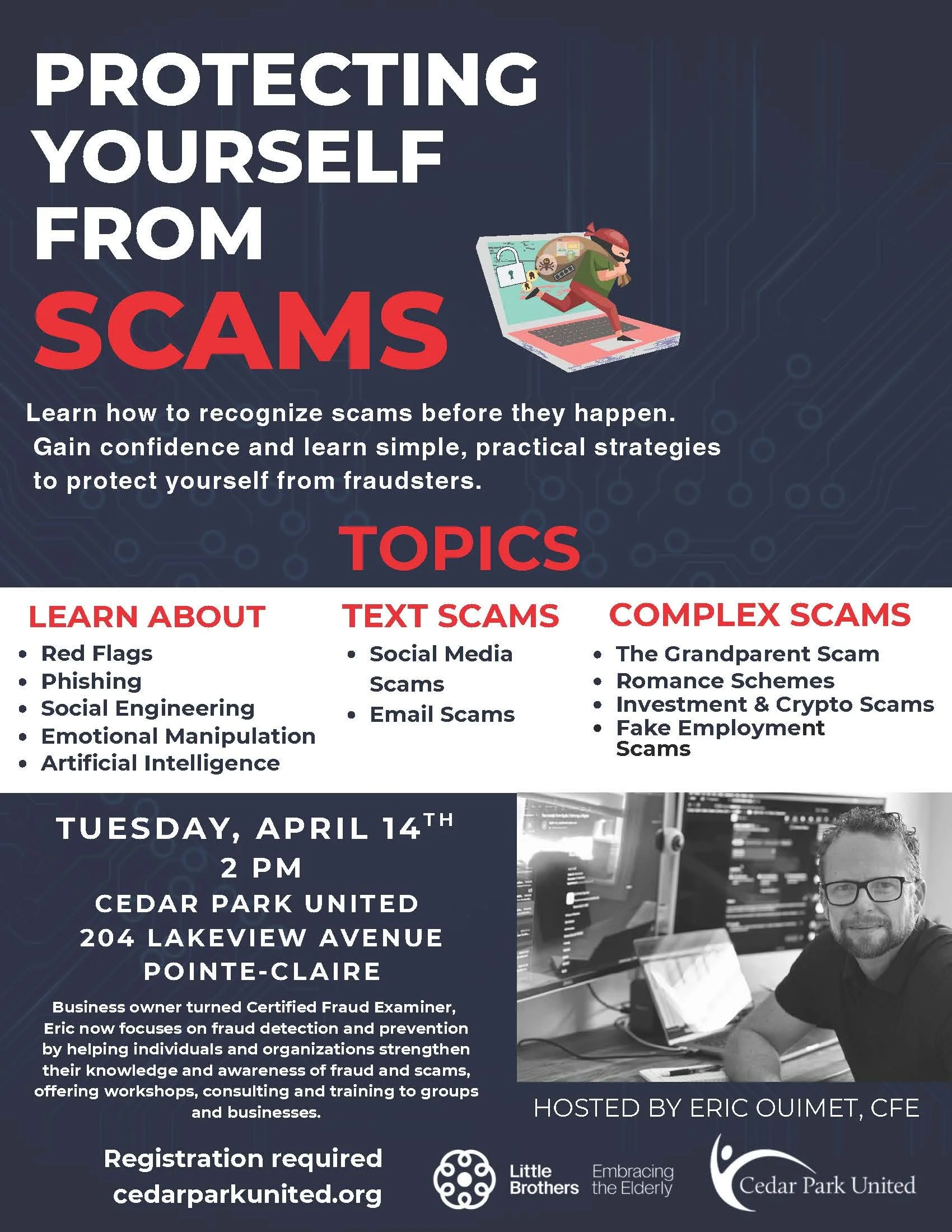 Scam Prevention Workshop — Cedar Park United