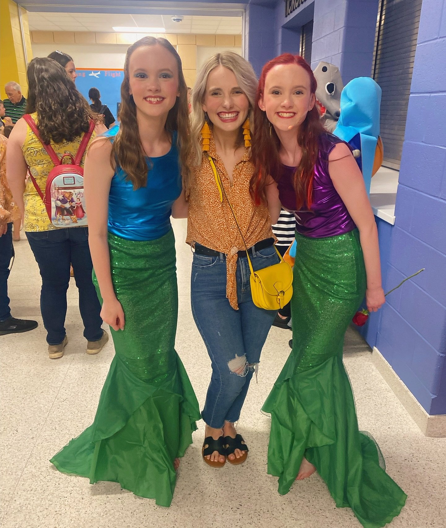 I loved seeing my favorite twins, Emery and Kennedy Cline, in their school production of The Little Mermaid Jr.! Kennedy played Ariel and Emery played Alanna, one of the mersisters! They were both absolutely captivating on stage and sounded gorgeous!