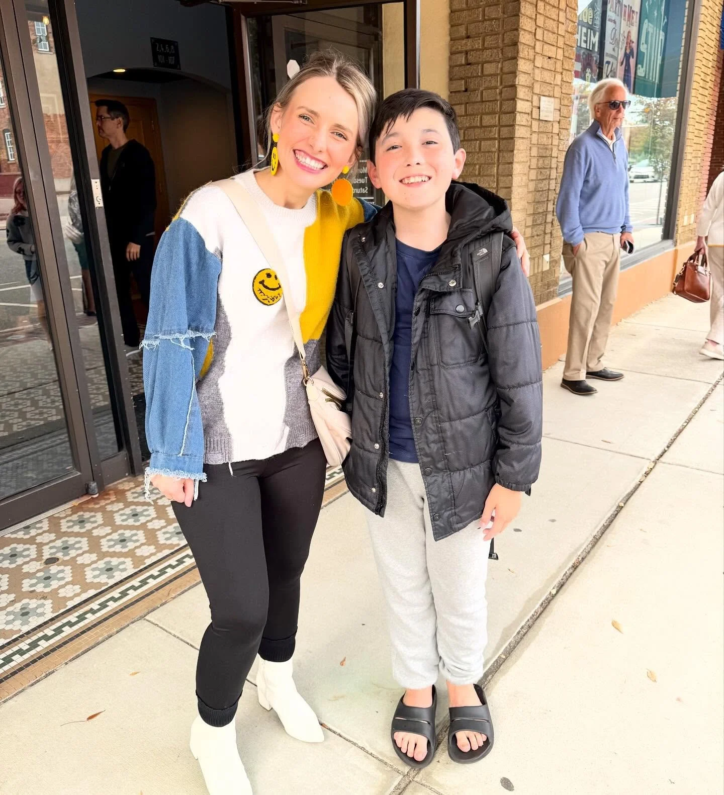 Loved seeing student @cameronjameslewis as Pugsley in Addams Family at @templetheatrenc today! Cam, you were amazing! The whole show was super fun and I loved reuniting with some Grease fam🥰 Congrats @pegtap & @gpamer on an amazing show! 🖤🕷️🕸
