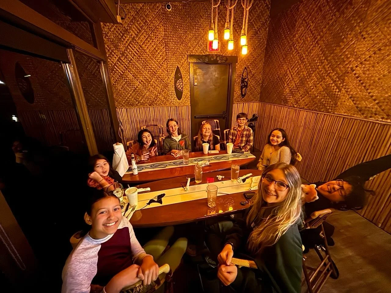 From our partial studio dinner last Friday night before NATS. Love these humans!!!! 💖