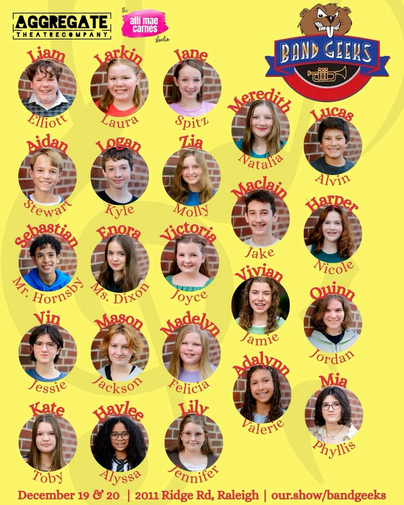 We love this crew! Come see these geeks this weekend!!! 🎺🦫💜