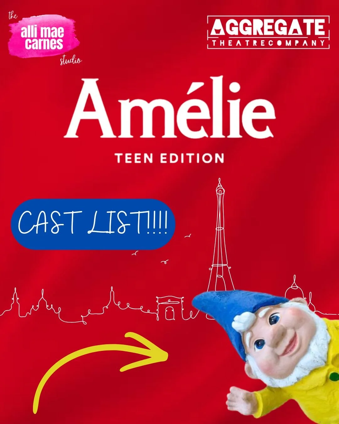 We are so excited to work with these amazing humans! ❤️🇫🇷🥖🎶🌀