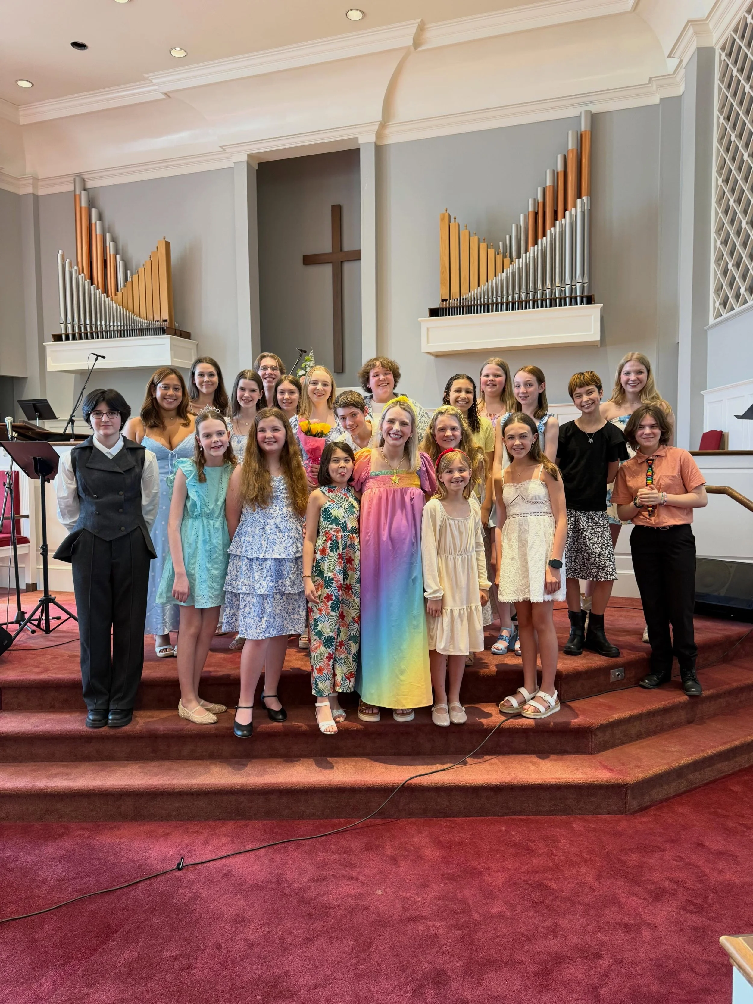 Yesterday was like something out of a dream, and I&rsquo;m still processing. 🥹 
It was the end of semester recital for my students, which is always one of my favorite days of the year anyway, but some of the moms teamed up and threw a surprise baby 