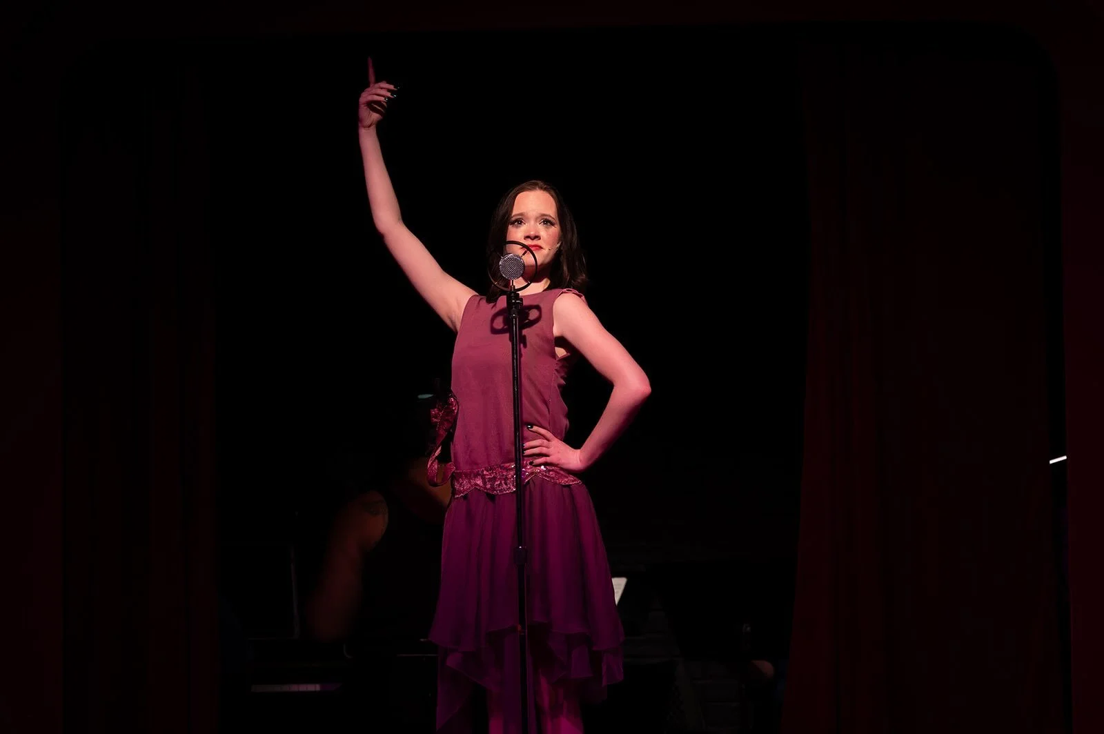 If we still post Cabaret photos, does that mean it still has to be over? 😭😭😭

What an AMAZING summer doing this powerful show with 2 incredible casts. With the guidance of our dramaturg and intimacy director, Rebecca Bossen and Veronica Dress, the