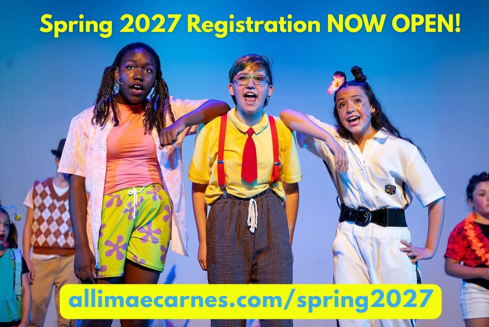 Spring Registration is open now at AlliMaeCarnes.com/spring2027 💚