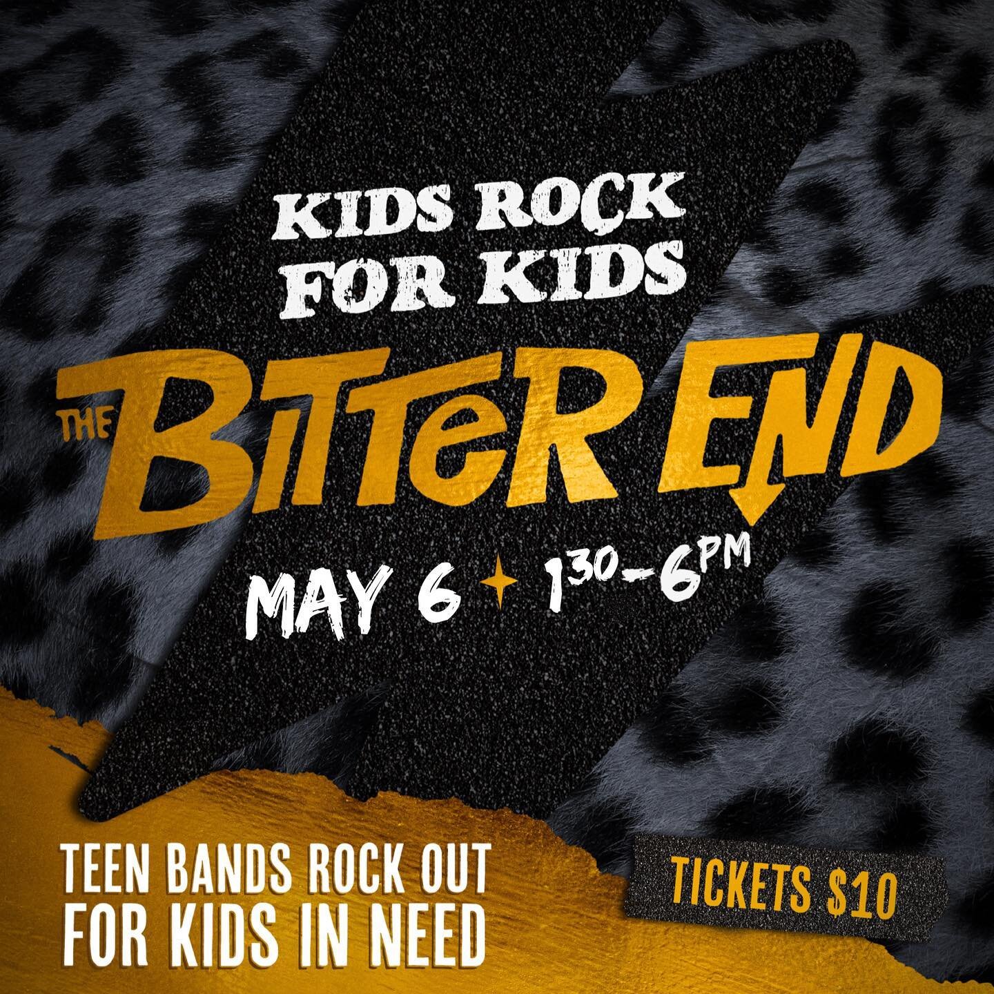 Saturday!! MAY 6!
We&rsquo;re rocking out at The Bitter End with a great lineup of bands - many are new to KRFK that you will LOVE, and some you know and already love!

1:30 to 6PM - link in bio!

BANDS:
Double A / @akselmcdermott @aa_carrotandpeace 