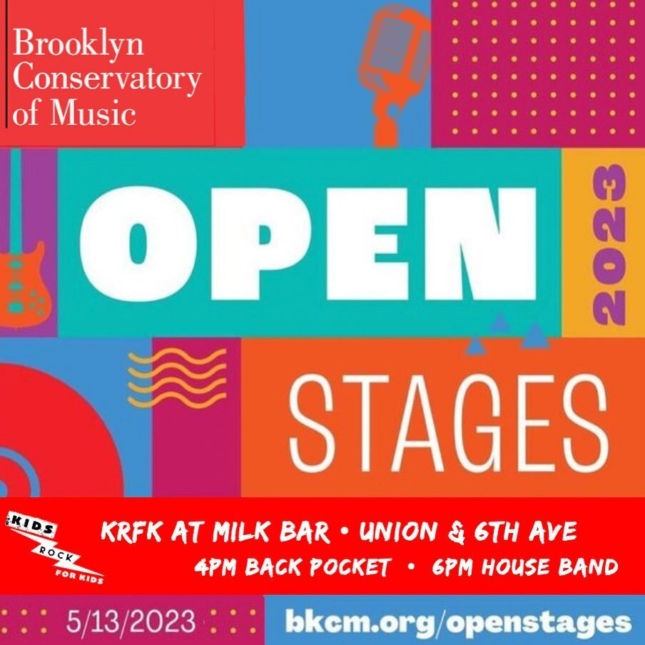 Thrilled to be part of this incredible event! @brooklynconservatory Open Stages hosts 15 stages throughout Park Slope Brooklyn. Music fills the streets!! 

THIS SATURDAY!
Check out their website for a full map of music!
www.bkcm.org/os23/

Find Kids 