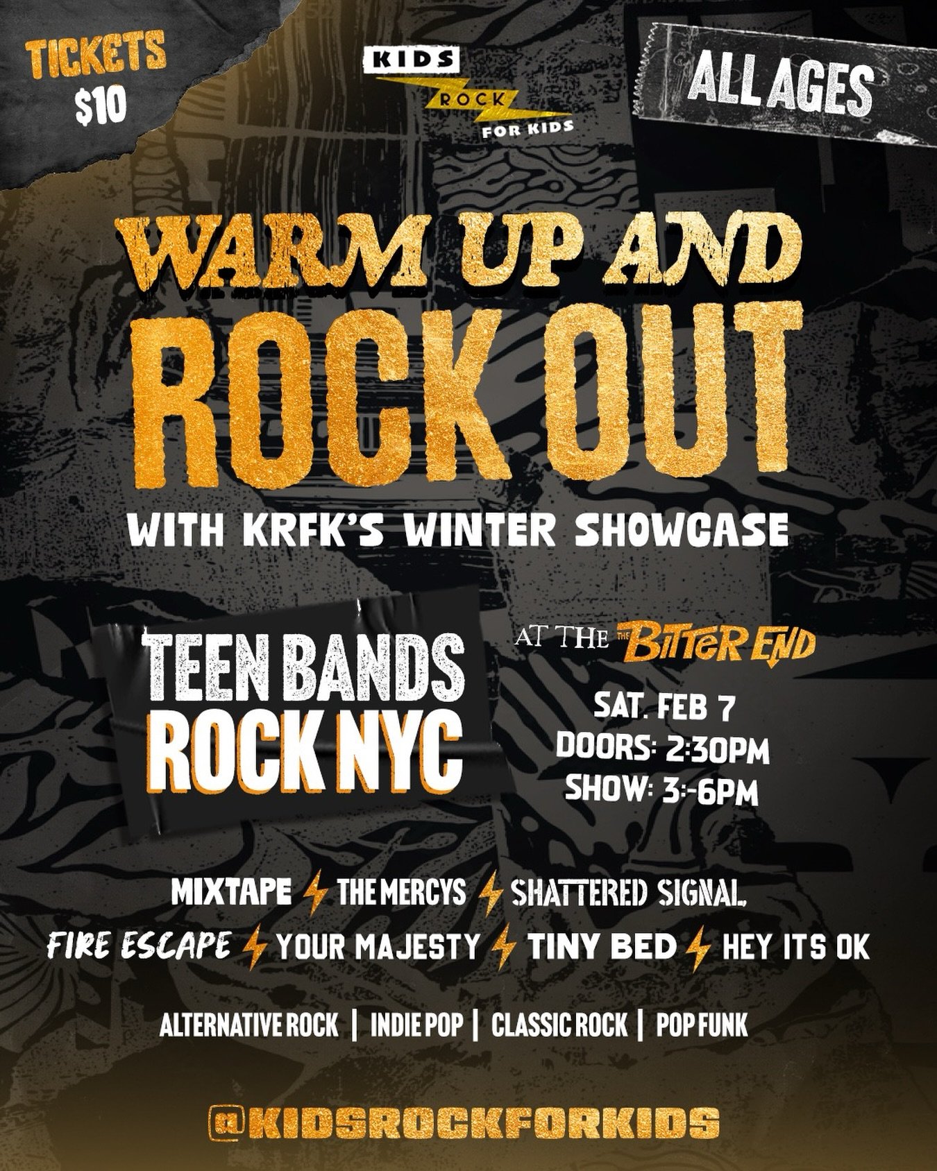 NEXT SHOW ~ SATURDAY FEB 7th. 2025🎸🤘😆

EVENT DETAILS:
- Doors open: 2:30PM
- Show: 3-6PM
- All ages: $10

🔗 ticket link in bio

BANDS: The Mercys (NJ) @themercyslive &bull; Mixtape (NJ) @the_mixtape.nj &bull; Shattered Signal (NJ) @shattered.sign