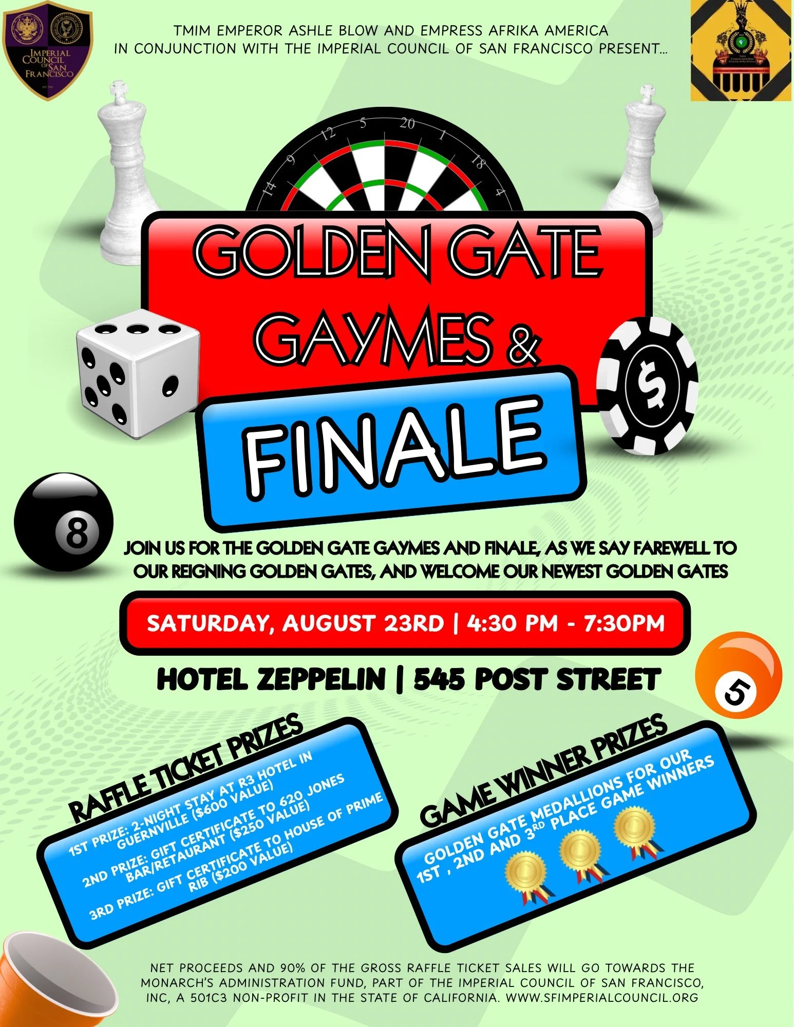 Golden Gate Gaymes & Finale