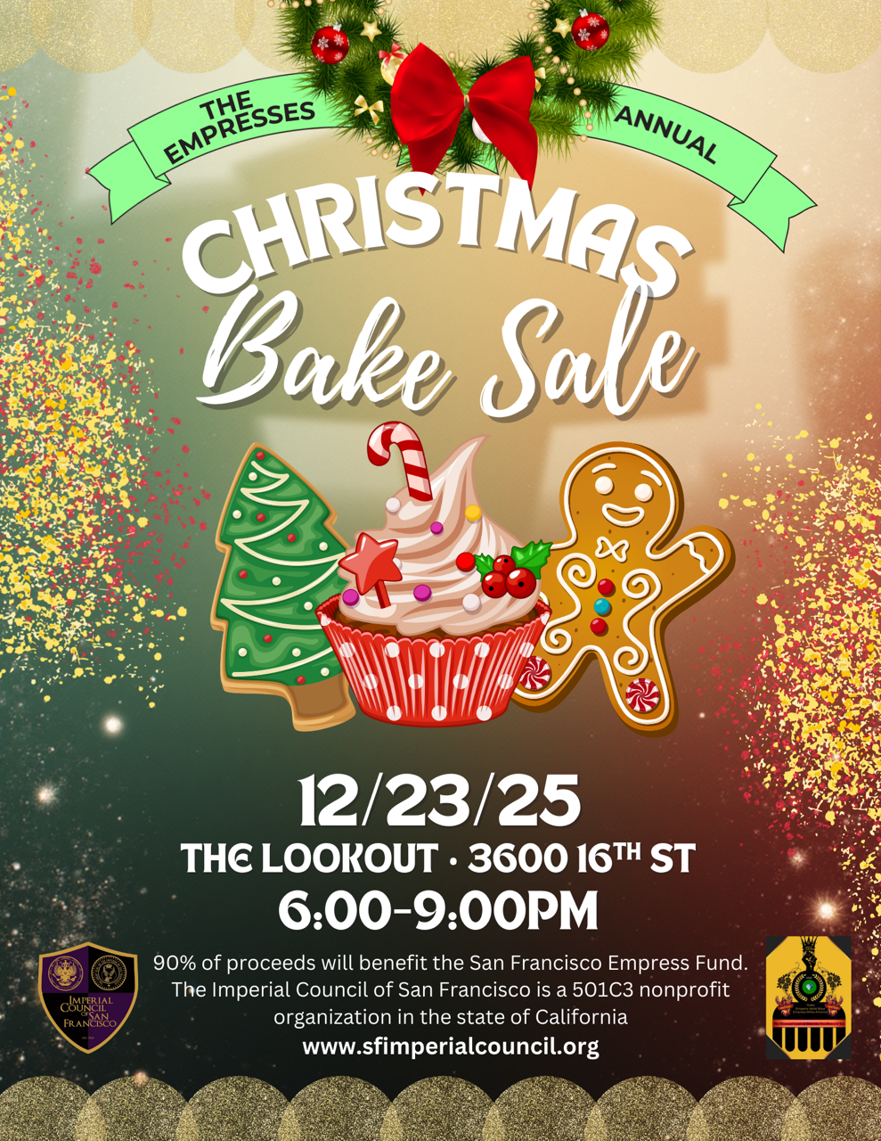 The Empresses Annual Christmas Bake Sale