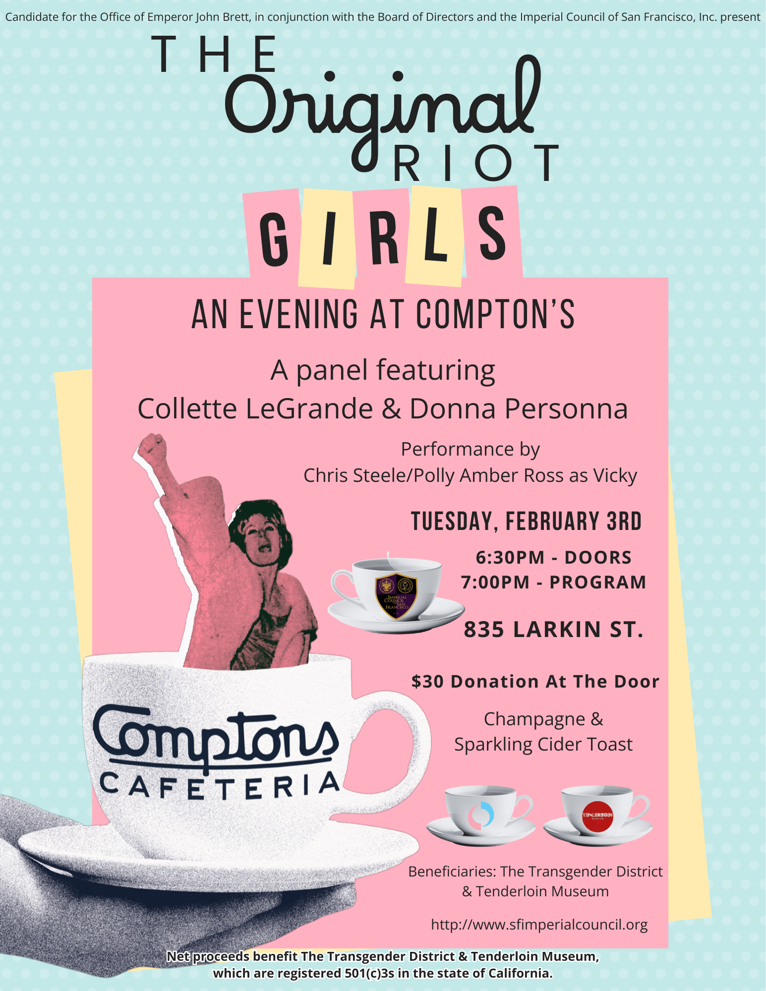 The Original Riot Girls - An Evening at Compton's