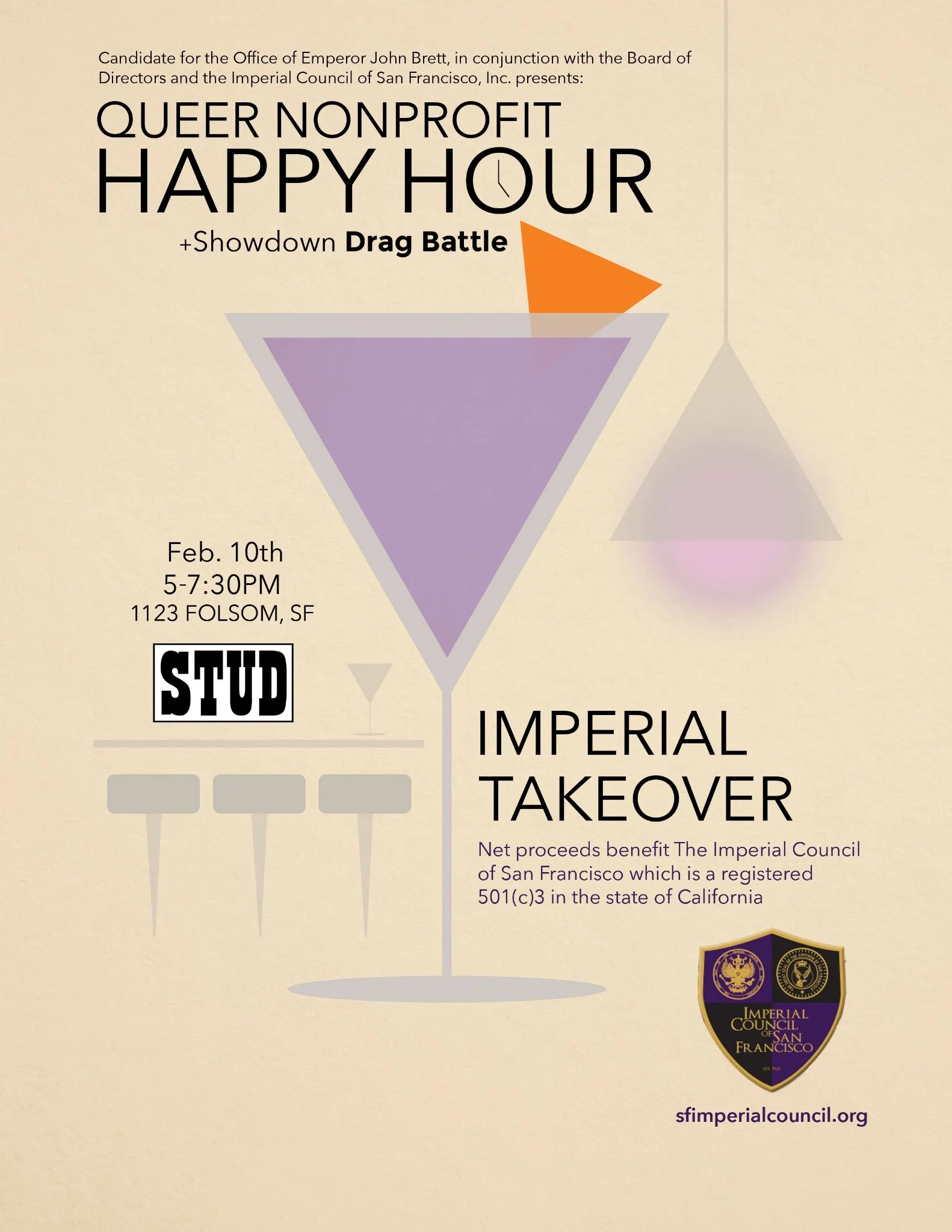 Queer Non-Profit Happy Hour + Showndown Drag Battle