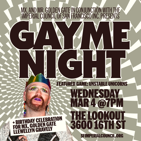 Golden Gate Gayme Night - Unstable Unicorns