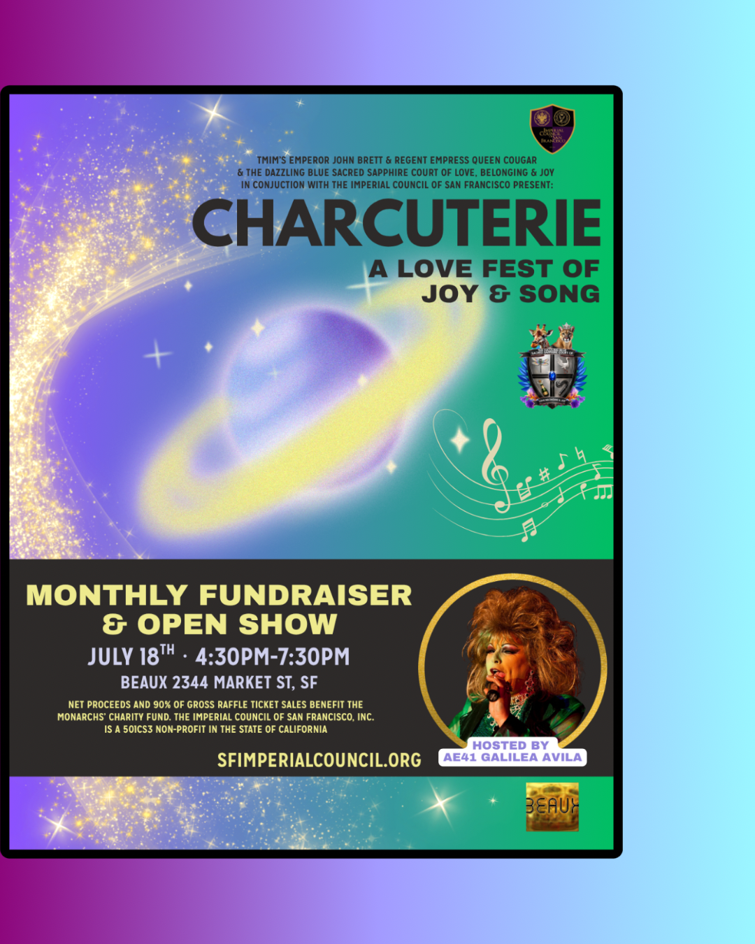 Charcuterie: A Love Fest of Joy & Song