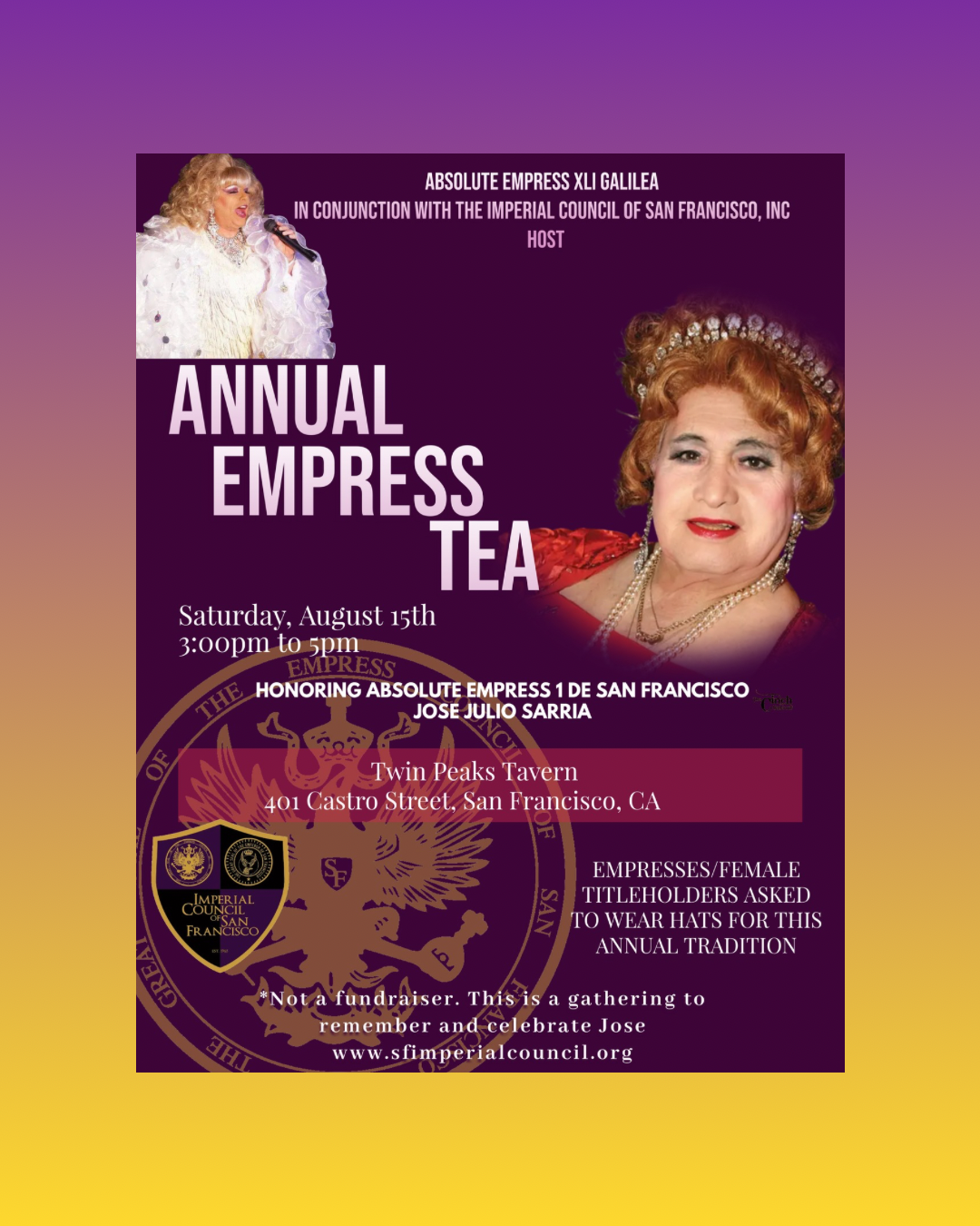 Annual Empress Tea