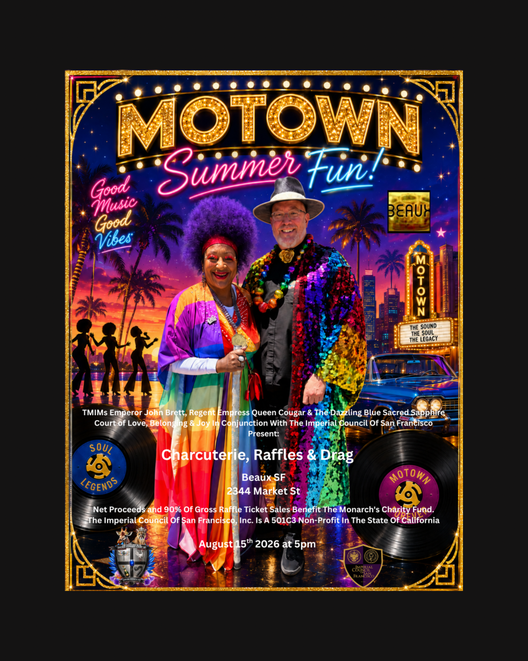 Motown Summer Fun: Charcuterie, Raffles &amp; Drag