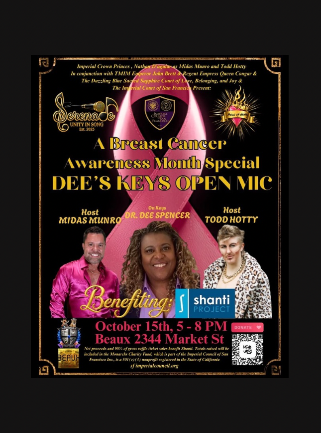 Dees Keys x Serenade: Unity in Song - Breast Cancer Awareness Benefit