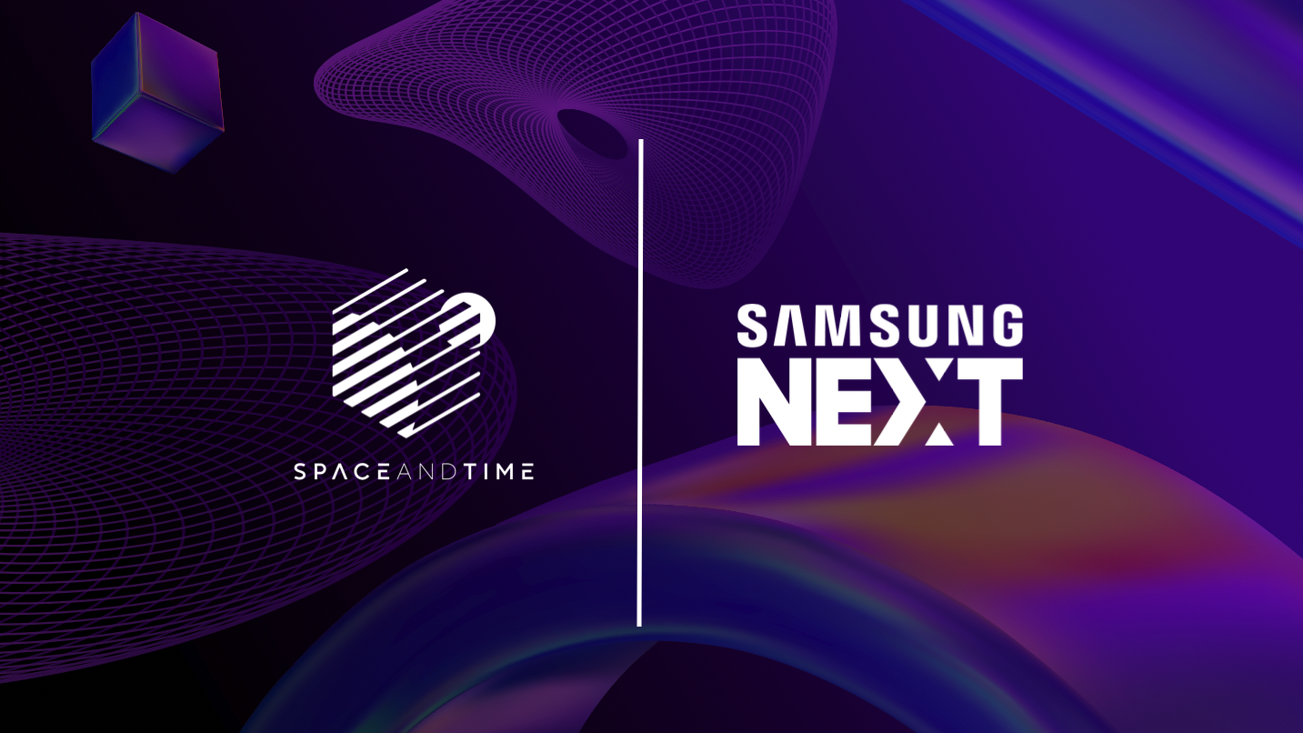 Why we invested in Space and Time, a decentralized data platform for  blockchain applications — Samsung Next
