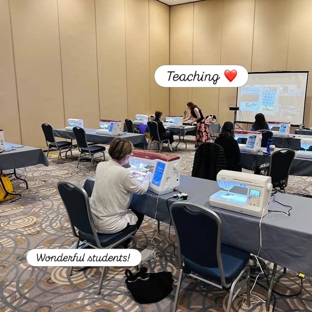 Teaching sewing is something I love to do! Sharing a few pics of what teaching @fiberfabriccraftfest was and some more pics of my weekend there! 

 &ldquo;I am fulfilled and grateful for two sewing classes that went great, for the experience, for the