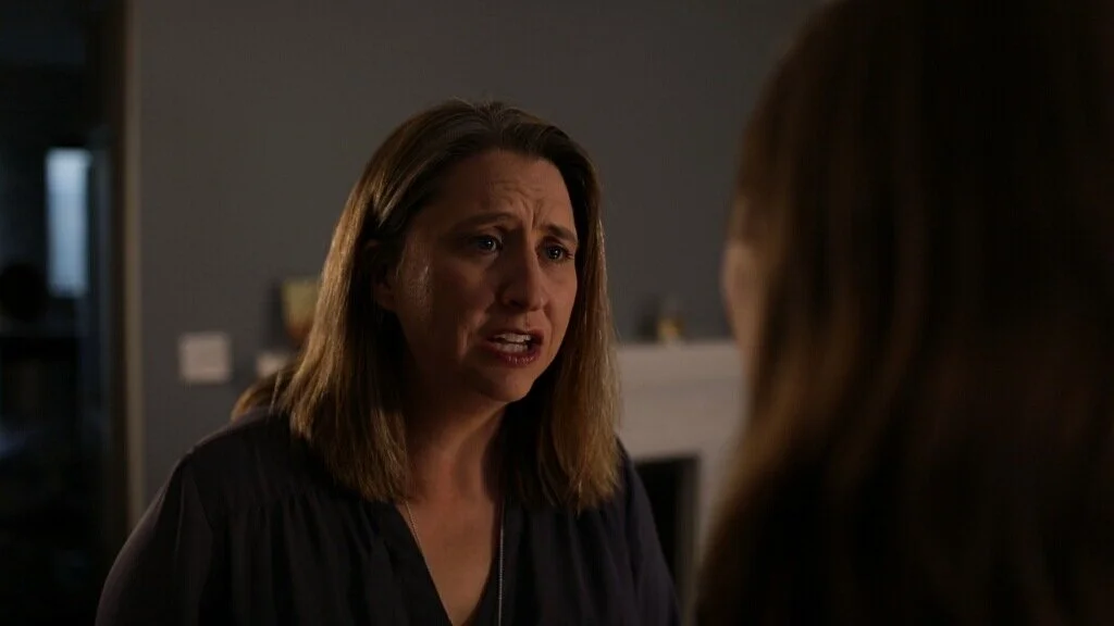 Teresa Hunt on the set of I Thank God for You