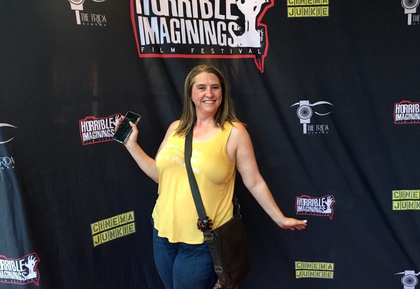 Teresa Hunt at the Horrible Imaginings Film Festival