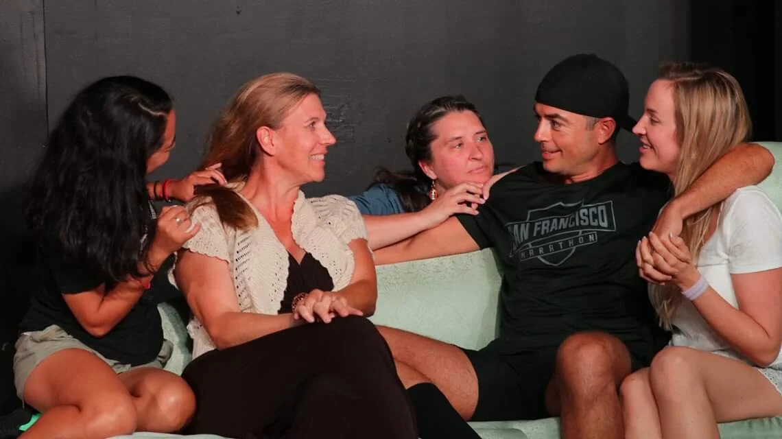 Teresa Hunt in class at LA Acting Studio SD