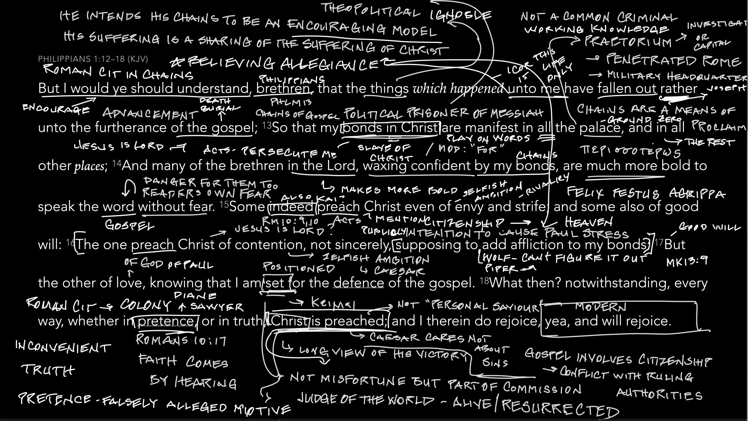 Notes From Cutting It Straight