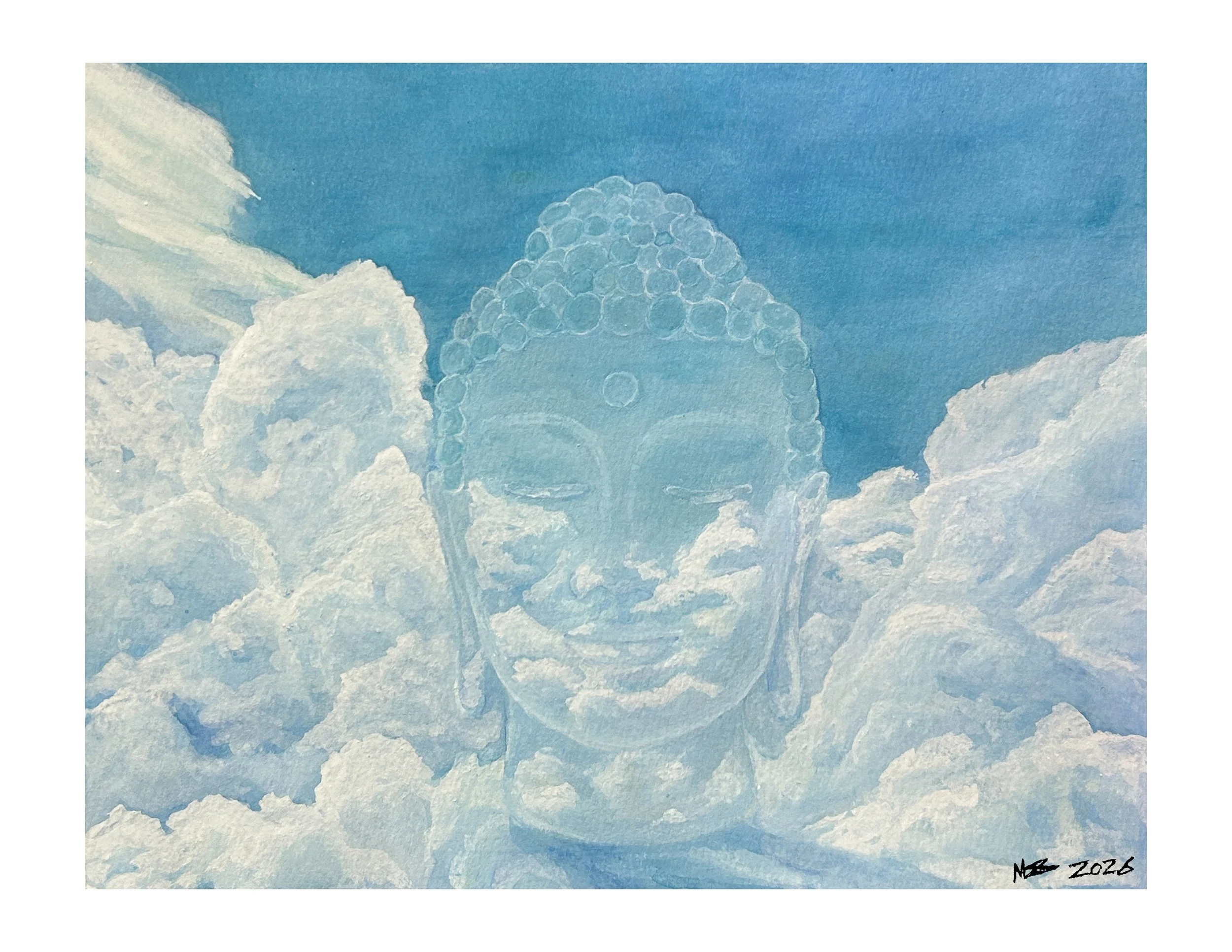 Where Everything's Blue (Print)