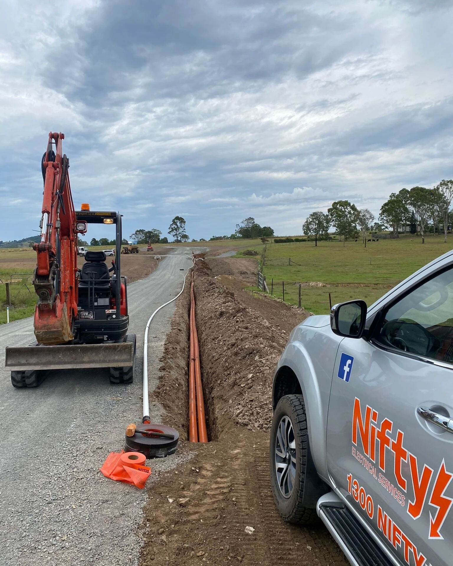 New undergrounds for the Kybong Airport π«
1300 NIFTY1 π
hello@niftyelectrical.com.au β
www.niftyelectrical.com.au π»