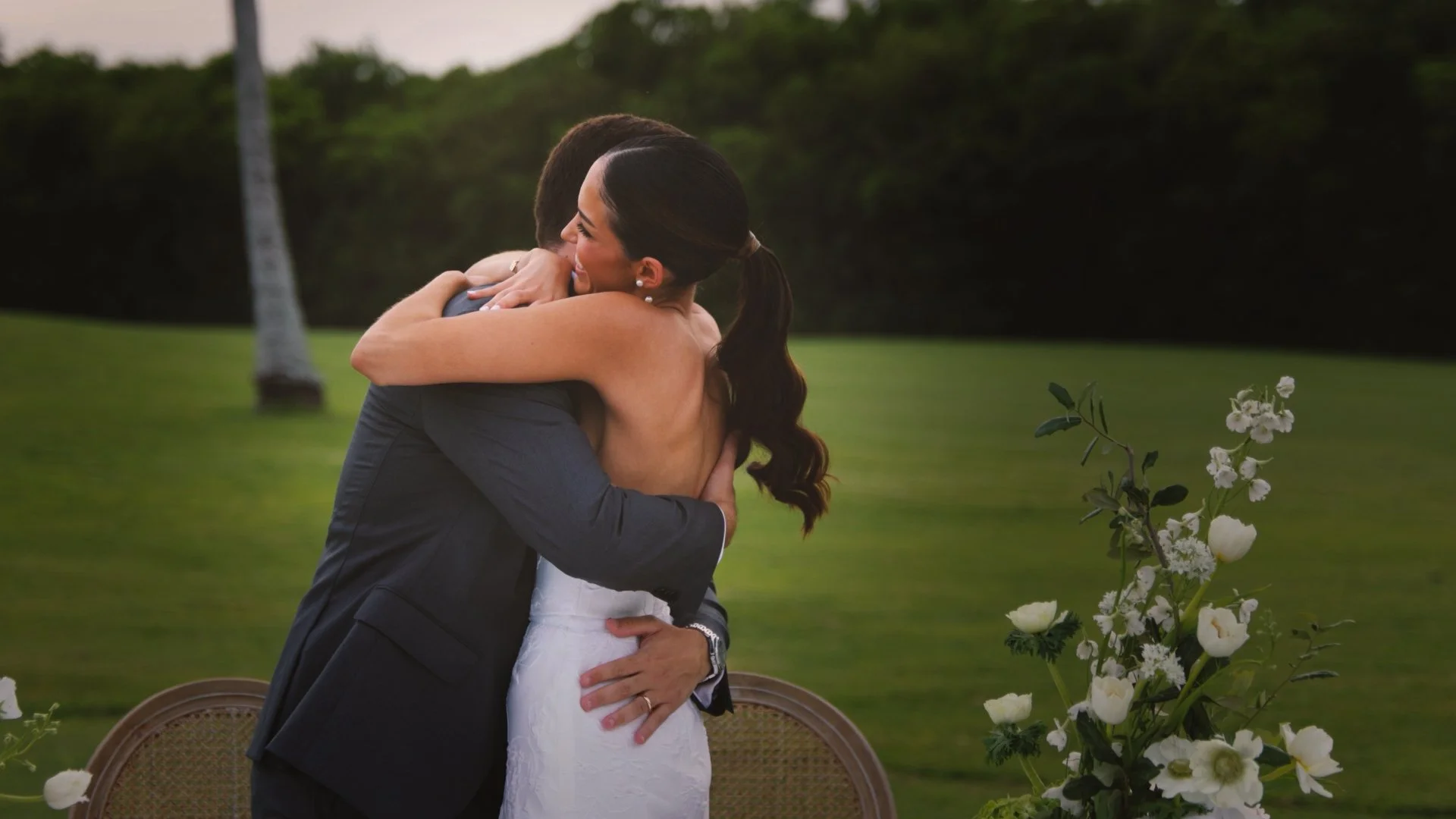 A Cinematic Mini Wedding at Crandon Golf, Key Biscayne