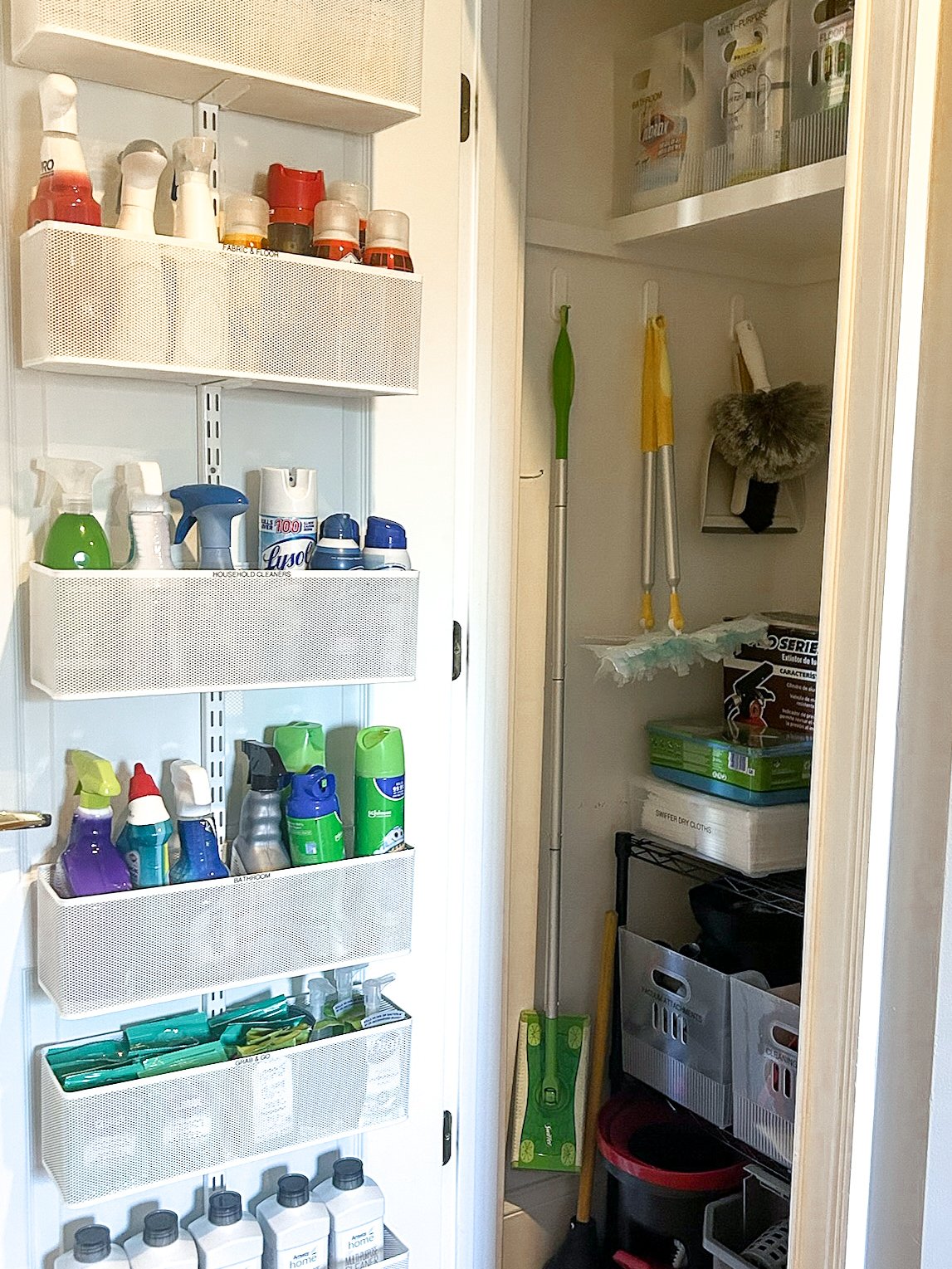 Organized and zoned storage system after a Make Space Organizing transformation in Atlantic Highlands, New Jersey