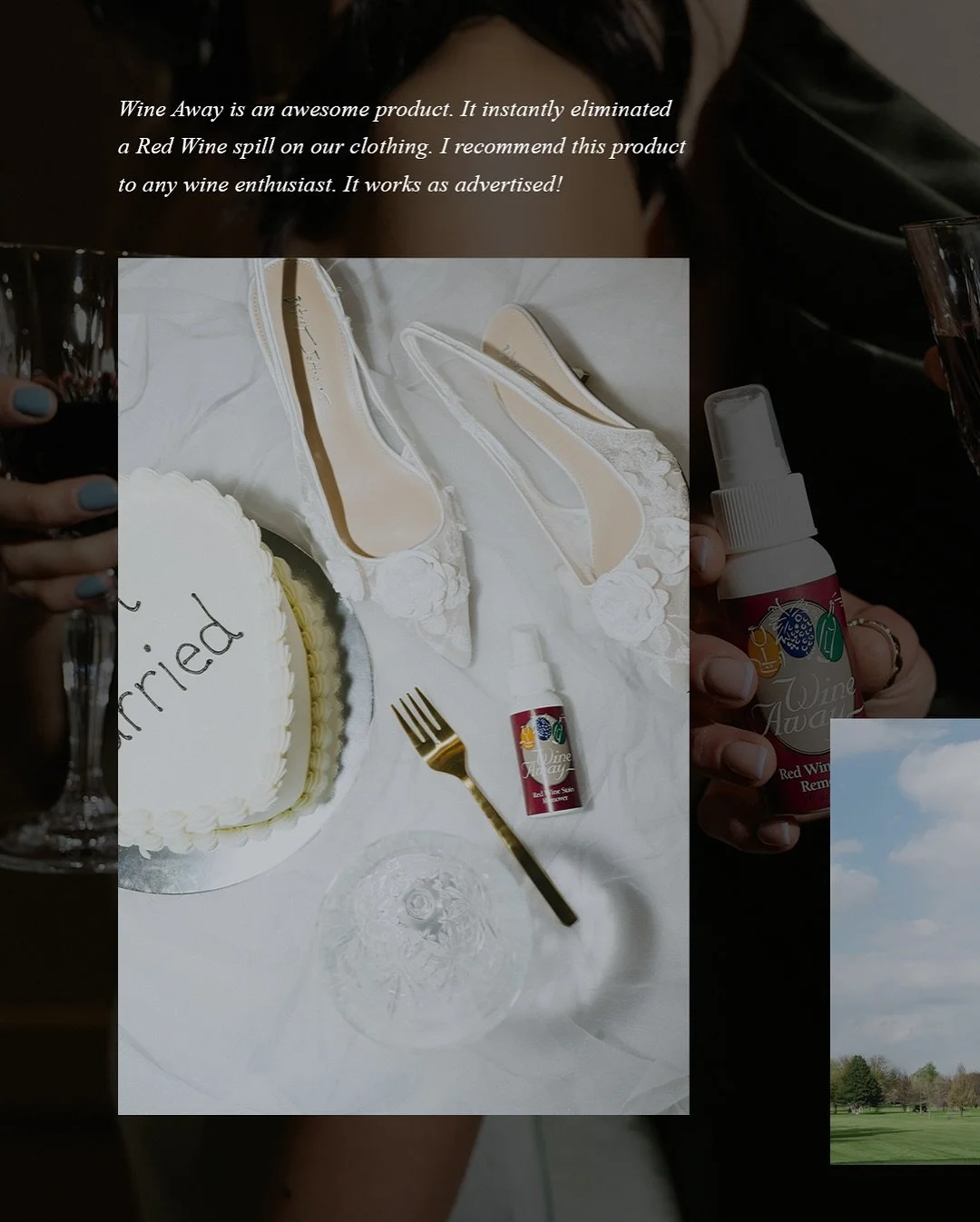 5 ⭐️⭐️⭐️⭐️⭐️ say it all. Wine Away is there for brides from &ldquo;I do&rdquo; to the after party, and every memory in between. 
#weddingseason2025 #wineaway #amazonfind