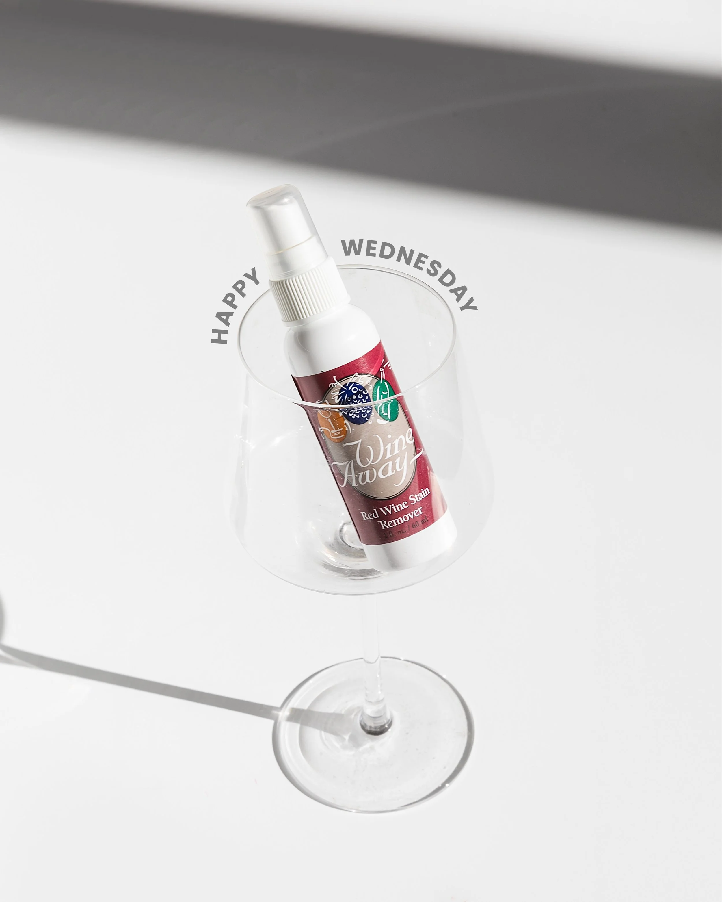 Happy Wine Wednesday! Grab a glass, and relax. You&rsquo;re halfway through the week.🍷
&bull;
&bull;
&bull;
#wineaway #winewednesday #humpday #stainremover #amazon
