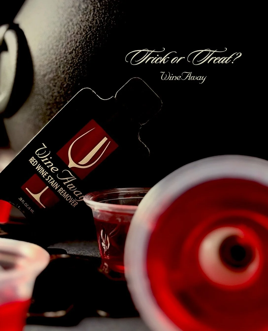 Who says you can&rsquo;t have both? We&rsquo;re always down for a trick and a treat 🖤⛓️👀
&bull;
&bull;
&bull;
#halloween #wineaway #halloweeninspo #stainremover #trickortreat