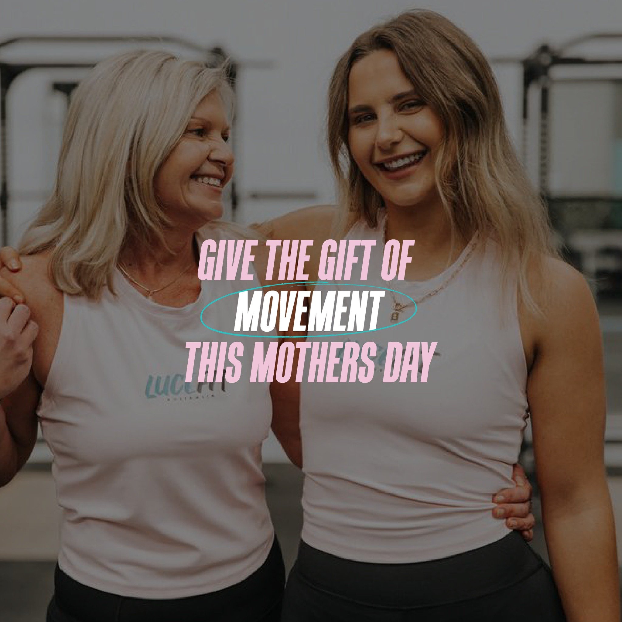 Give the gift of movement this Mothers Day 💝
Spoil your mum with a 1 month unlimited MOVERS 50+ Membership.

For a limited time only get 50% OFF! ⏰
Pay only $70 for a membership valued at $140, it's a win-win!

GET THE DEAL
Simply fill in the Gift V