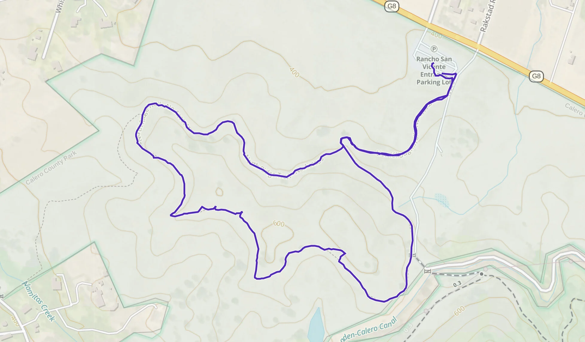1.9 miles, 44 min, 153 ft of ascent