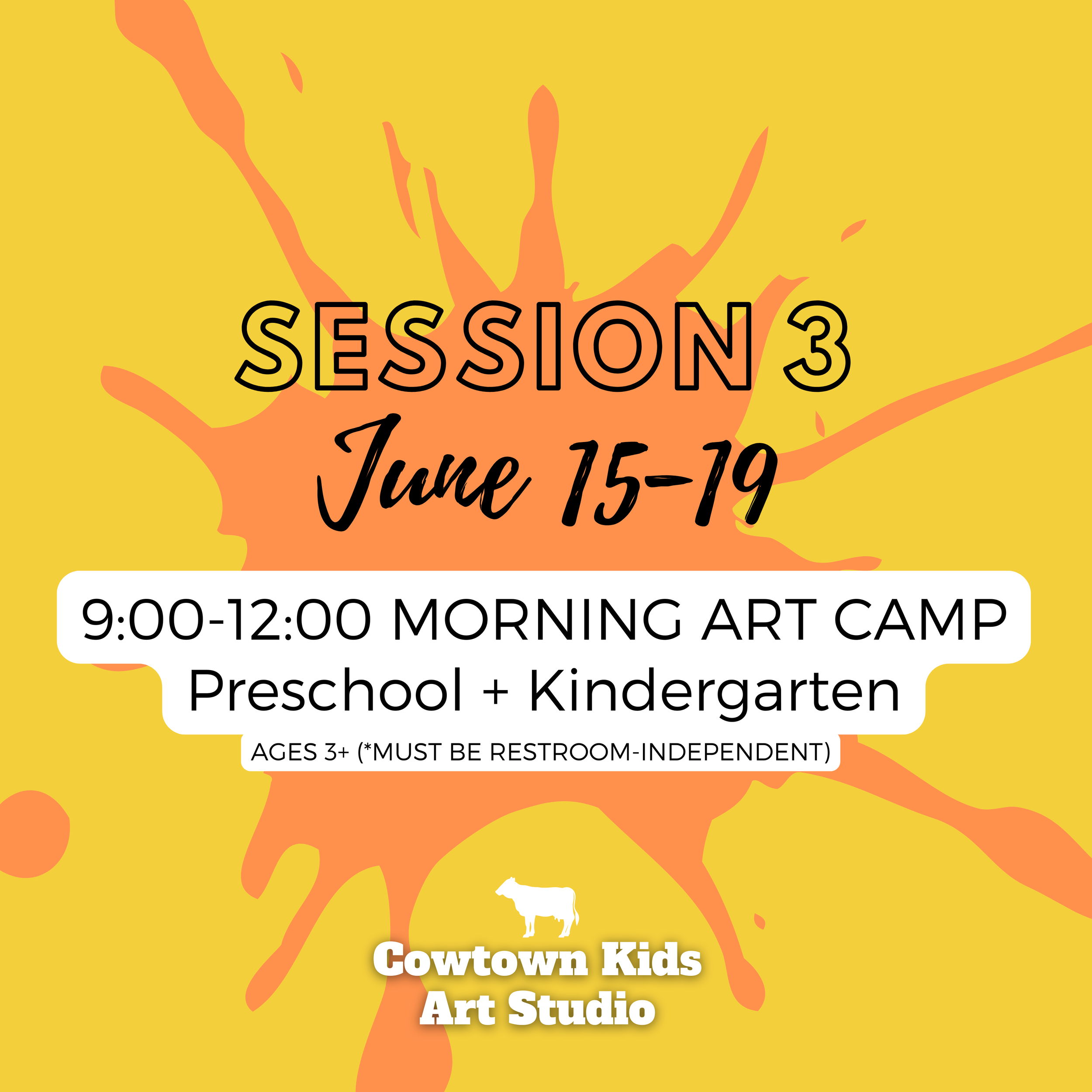Summer 2026 Registration | Session 3: MORNING Art Camp