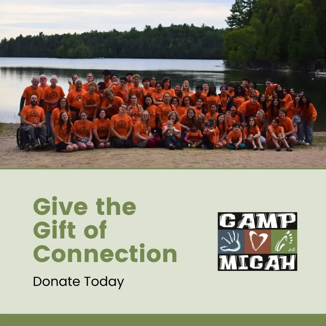 Give the Gift of Connection through Camp Micah

Consider supporting Camp Micah with a financial donation.

Each year we rely on financial support to make camp happen.  Please go to the link in our bio and support a new generation of peace and social 