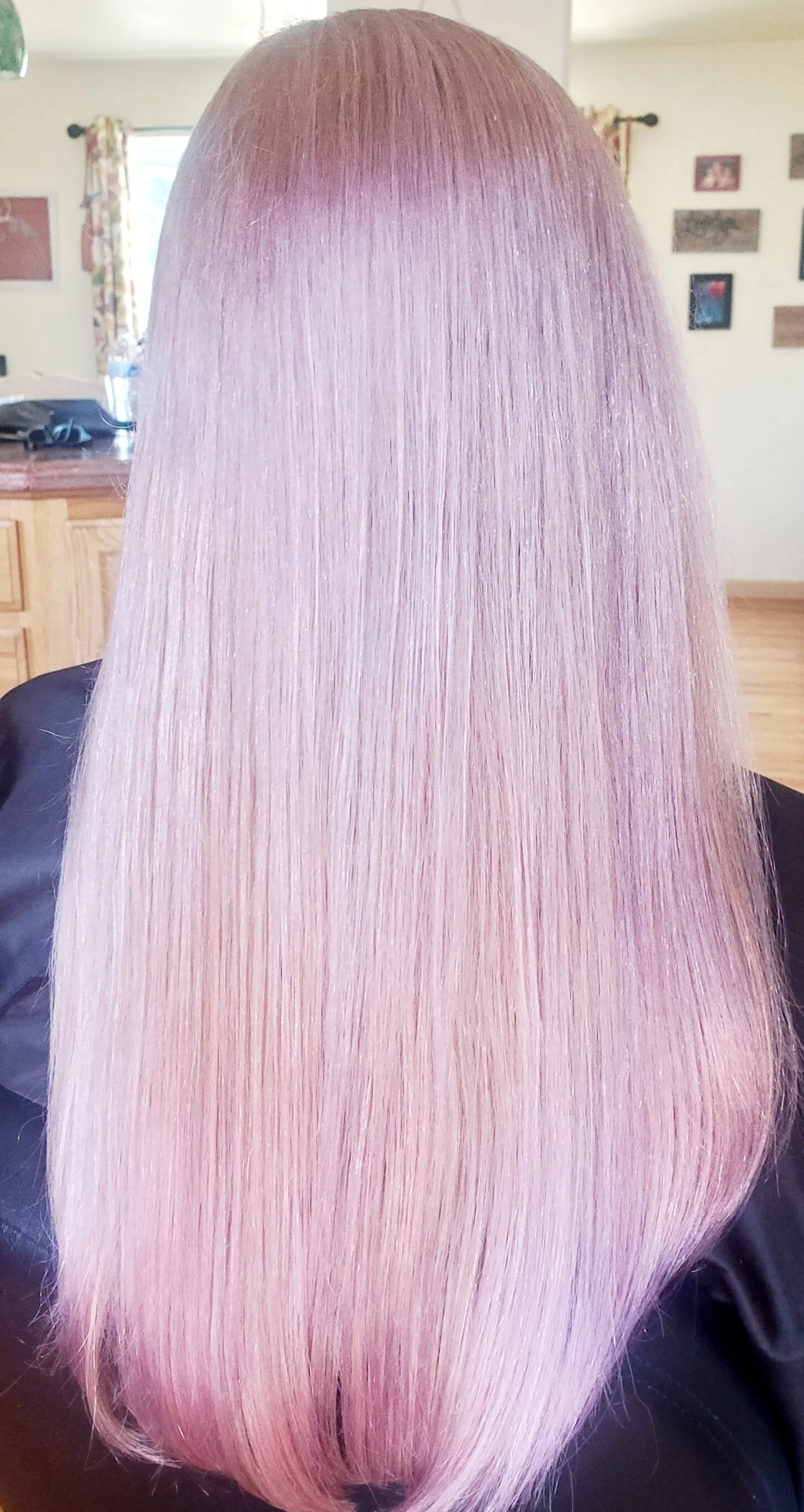 All over toner previously lightened